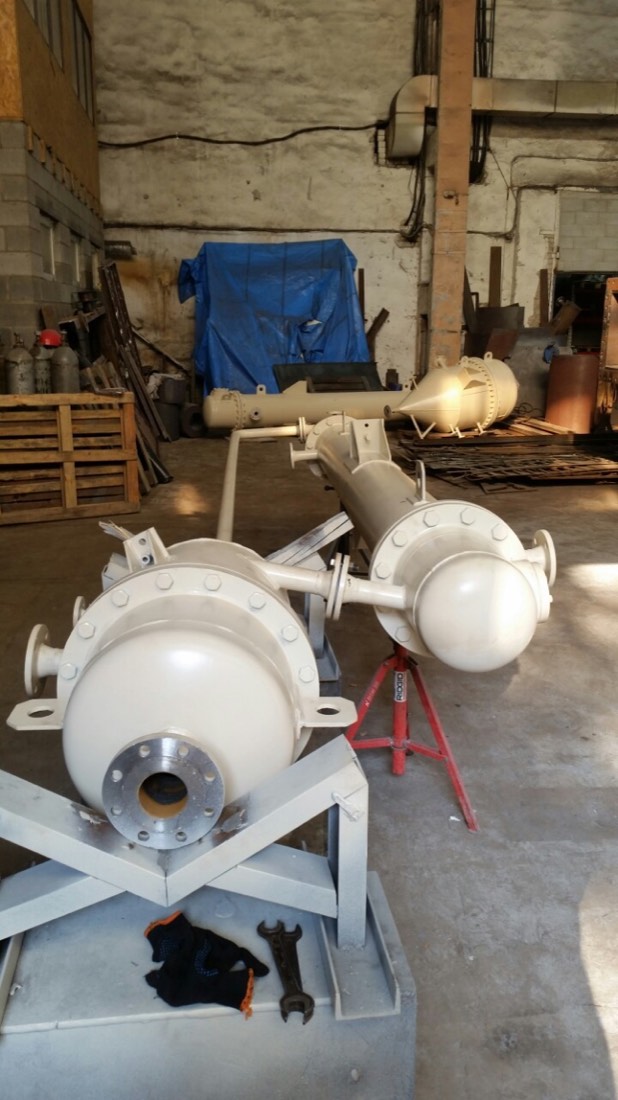 Trial Assembly of a First-Stage Distiller