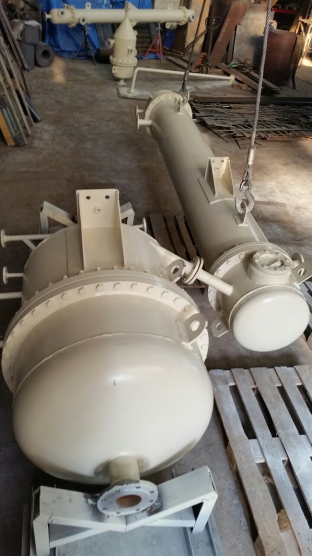 Trial Assembly of a First-Stage Distiller
