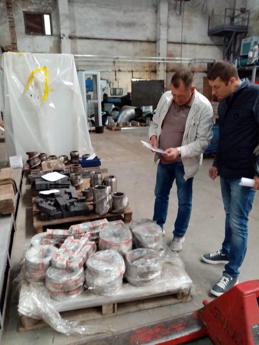 Shipment of a screw set