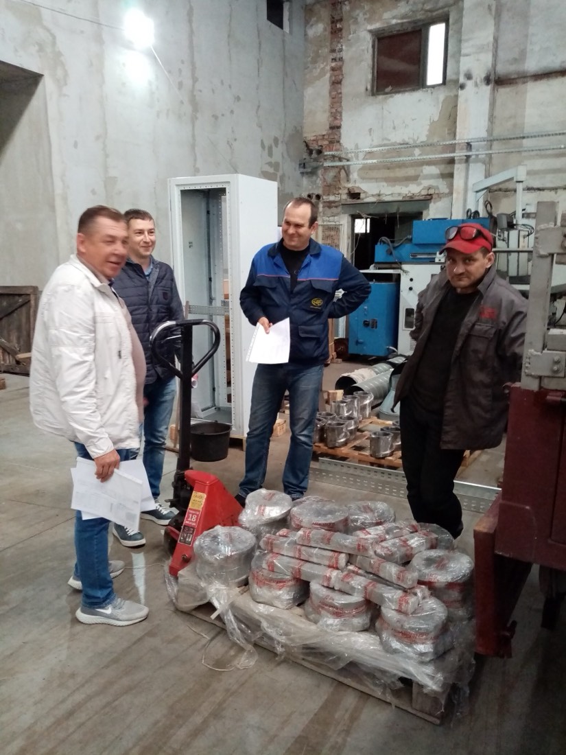 Shipment of a screw set